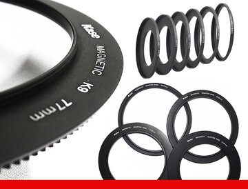 bagues d'adaptation de filtre carré