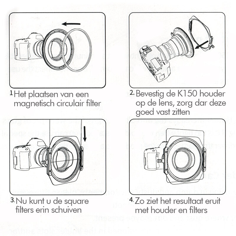 Kase K150P  bague d'adaptation magn&eacute;tique 77mm