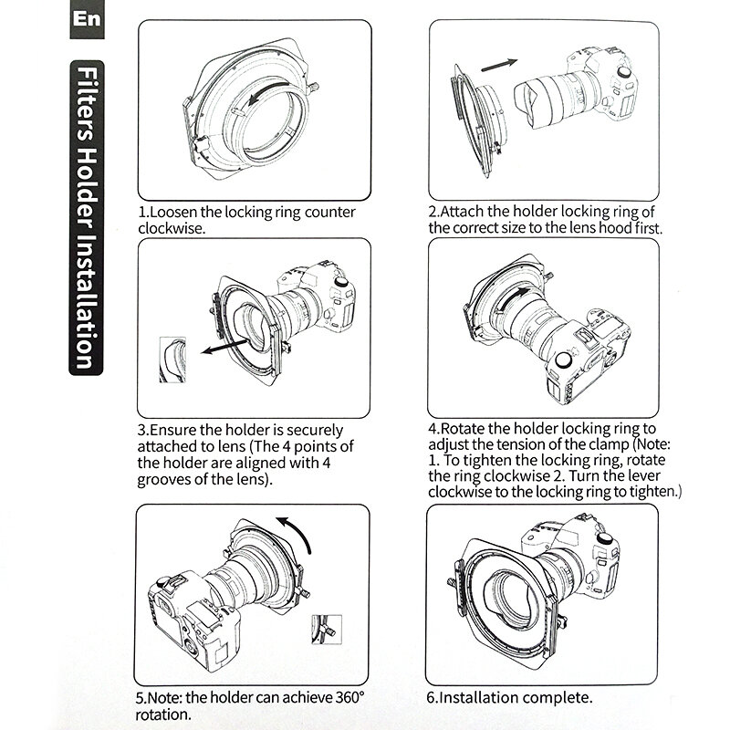 Kase K150P III  bague d'adaptation Tamron 15-30