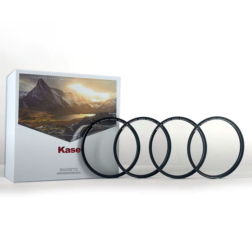 Kase KW Revolution magnetic 82mm PORTRAIT KIT black mist 1/2, black mist 1/4, black mist 1/8, een white mist 1/4 