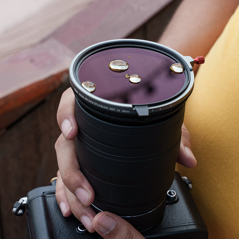 Kase 46 mm VND-CPL-Black Mist variable  1,5-8 stops B270 &agrave; visser