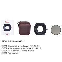 Kase K150P III  Sony 12-24 F2.8 CPL Support de KIT+ CPL + Sac