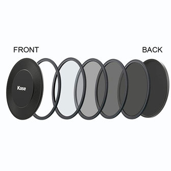 Kase magnetic filter/lens cap back 95 mm