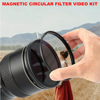 Kase Revolution Video Kit VND-CPL with White Mist 77mm