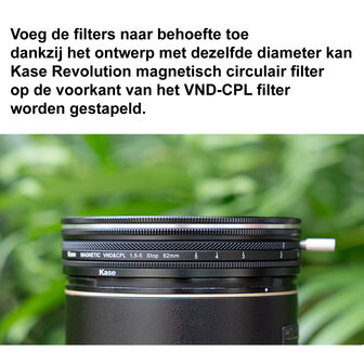 Kase Revolution Video Kit VND-CPL with White Mist 77mm
