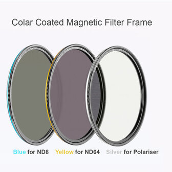 Kase KW Revolution magnetique Entry ND kit 86mm CPL+ND8+ND64