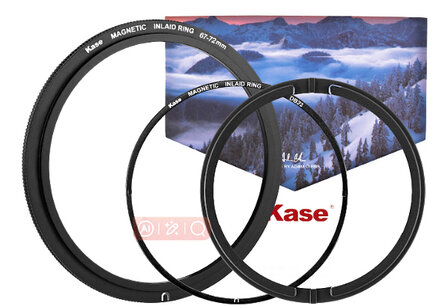 Kase Revolution  pro kit d&#039;anneaux magn&eacute;tiques incrust&eacute;s 67-72mm