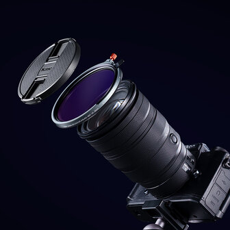 Kase 82 mm VND-CPL-Black Mist variable  1,5-8 stops B270 &agrave; visser