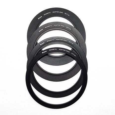 Kase Magnetic circular adapter ring set 58-77/62-77/67-77/72-77