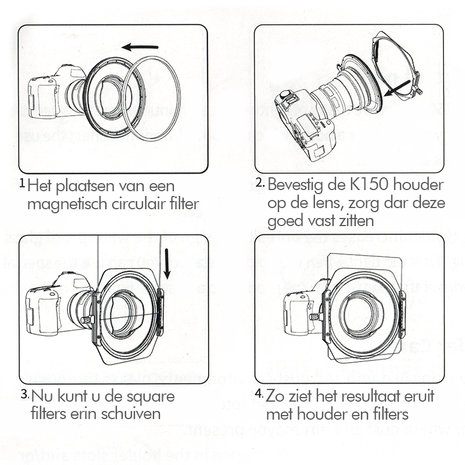 Kase K150P  bague d'adaptation magnétique 95mm